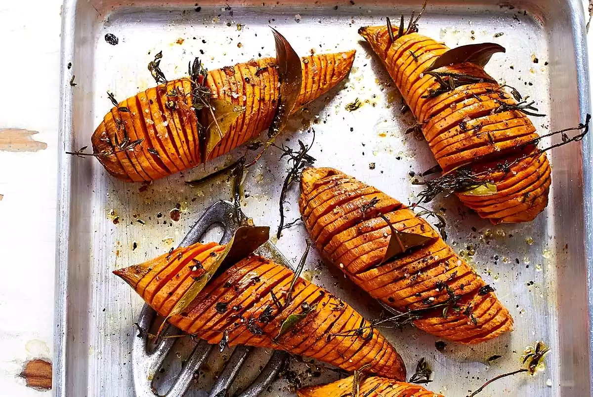 Sweet Potatoes à La Hasselback Recipe
