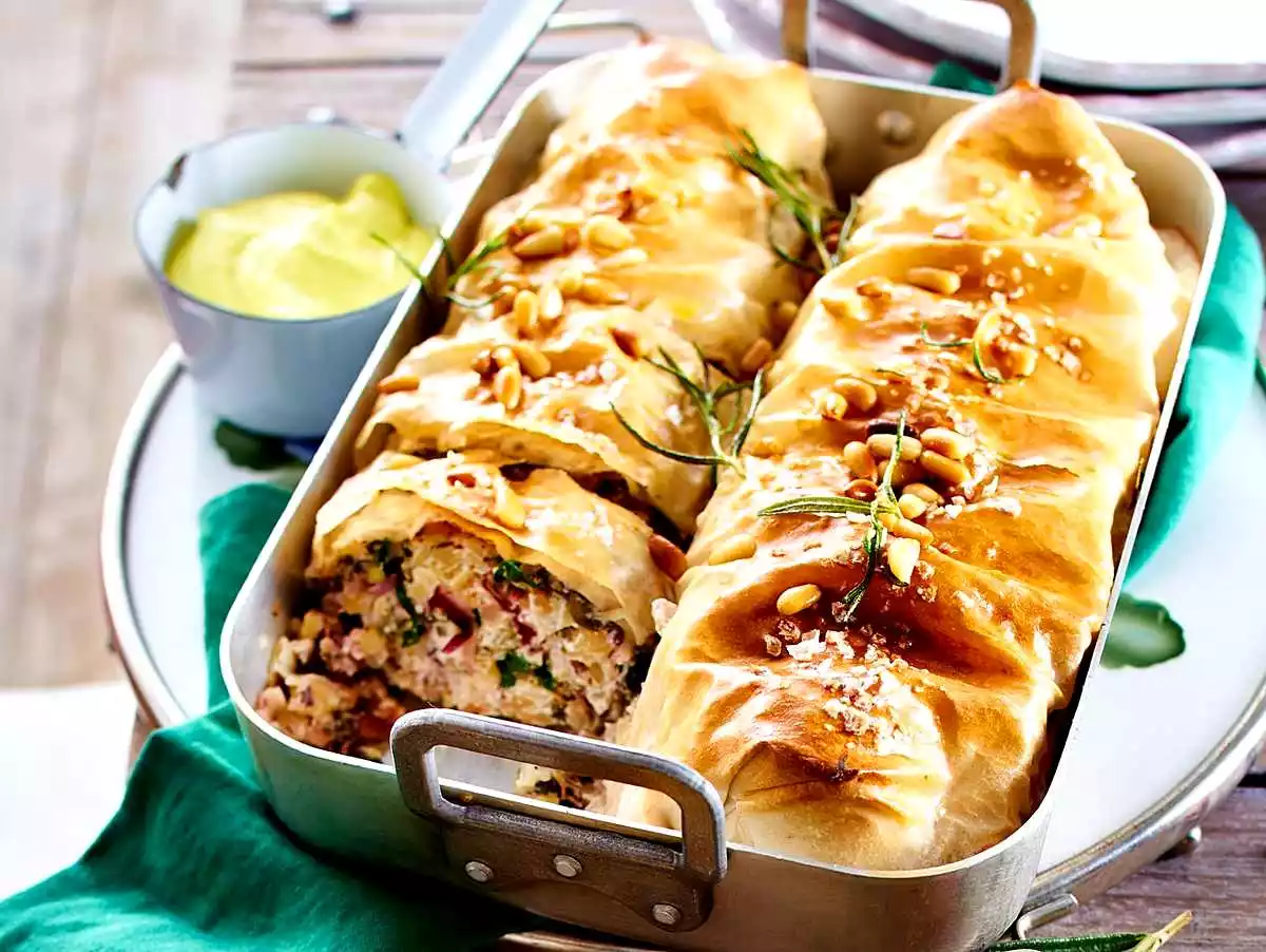 Swiss Chard And Potato Strudel Recipe