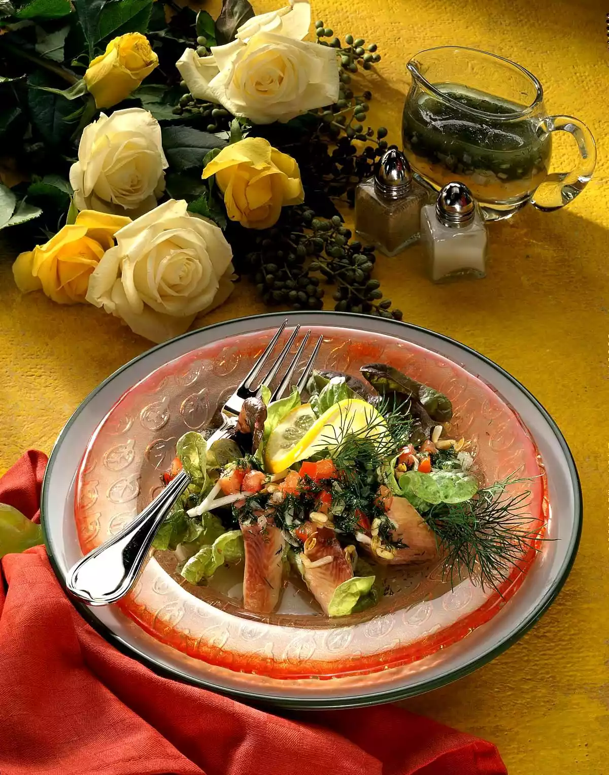 Trout Salad With Dill Marinade Recipe