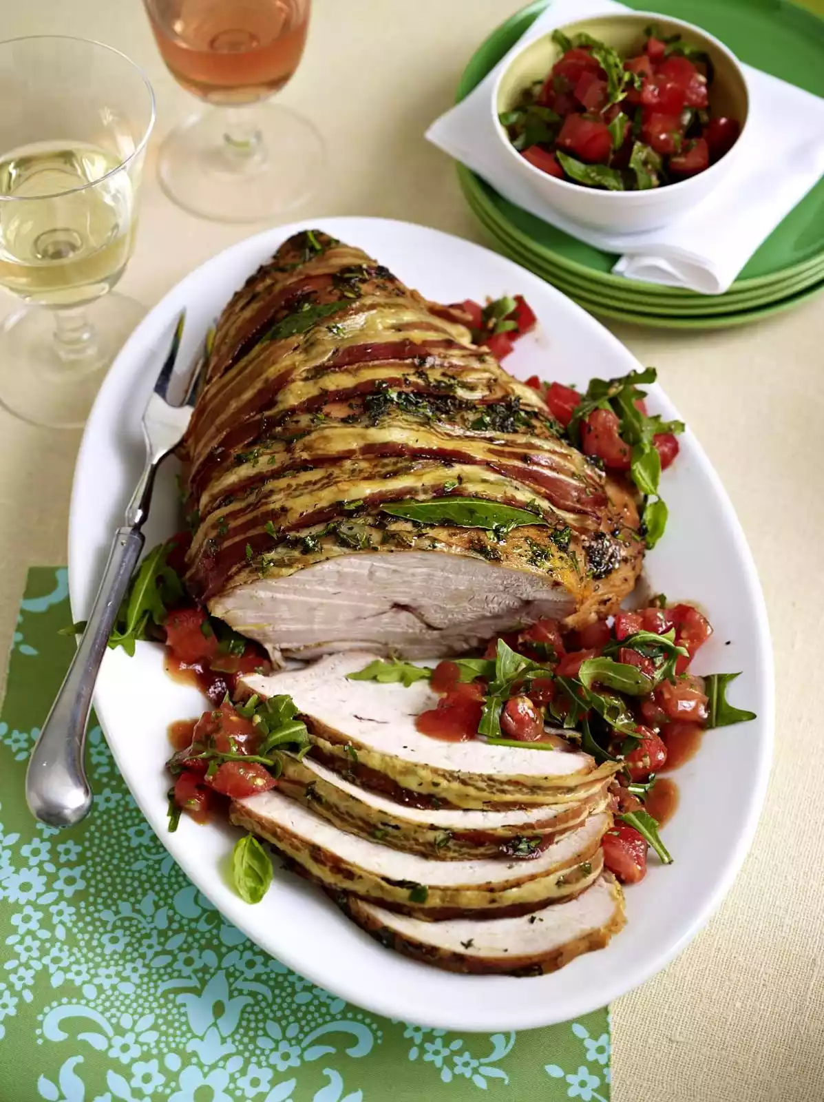 Turkey Breast In Bacon Coat Recipe