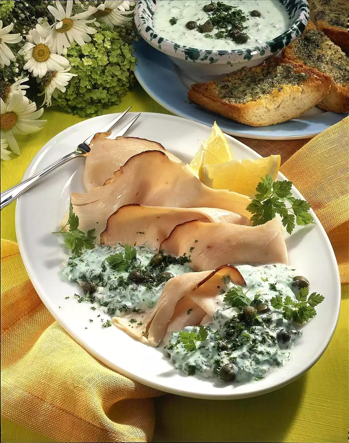 Turkey Breast With Green Salsa Recipe