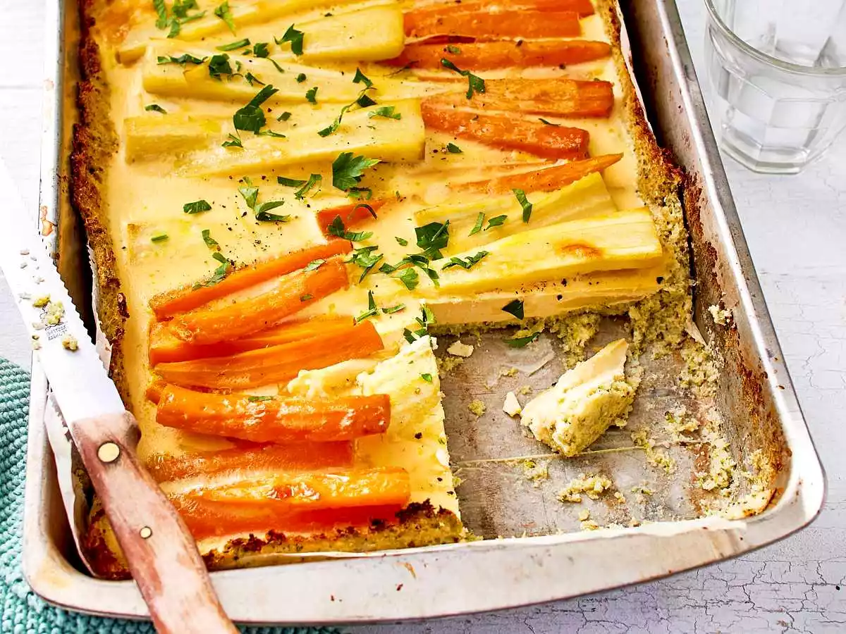 Vegetable Pie With Cauliflower And Broccoli Dough Recipe