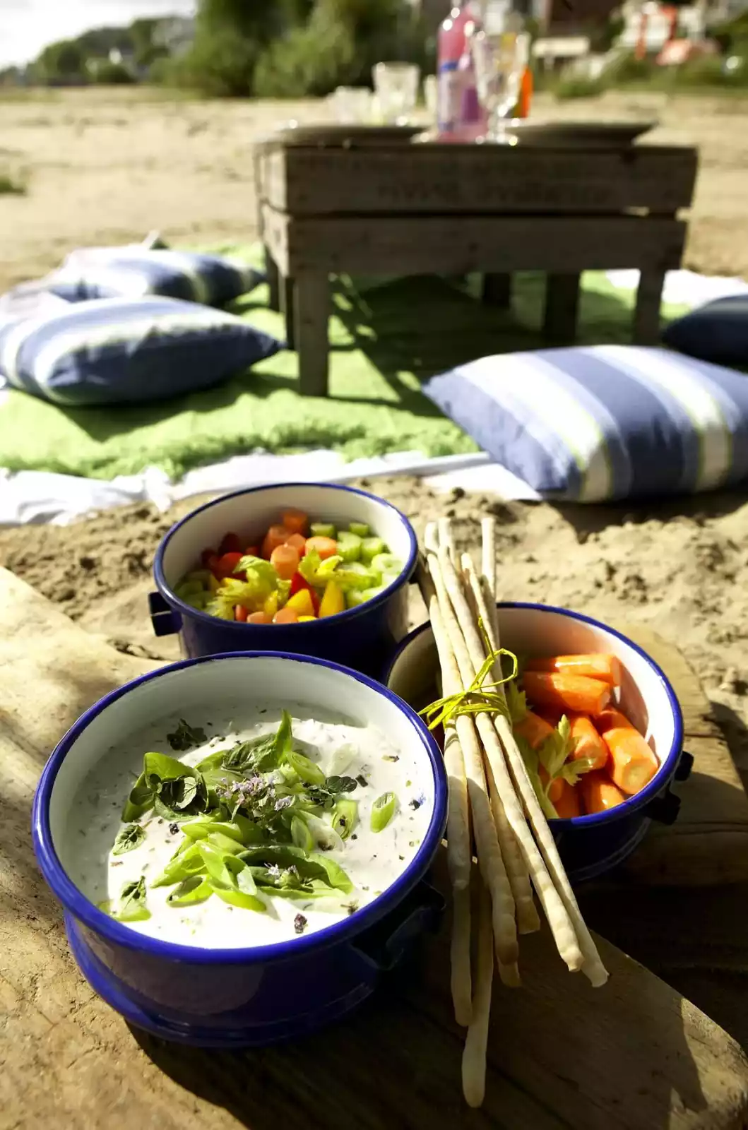 Vegetable Sticks With Dip Recipe