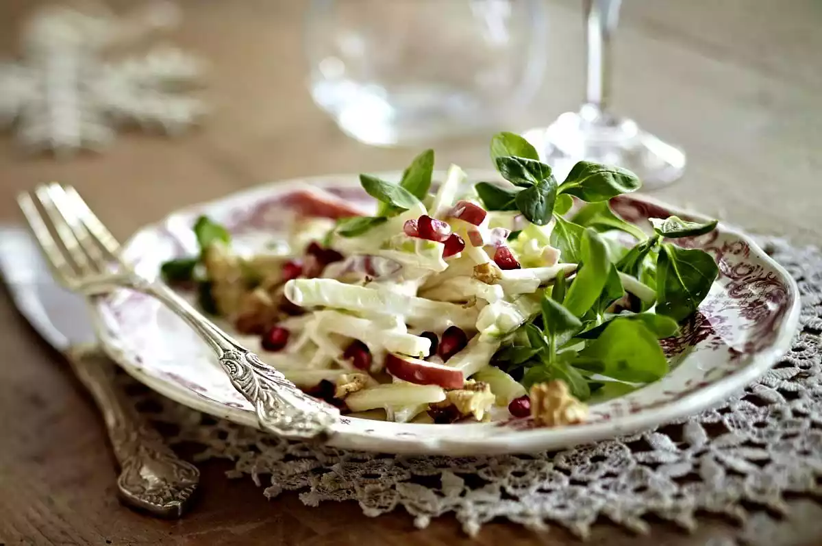 Waldorf Salad With Pomegranate Recipe