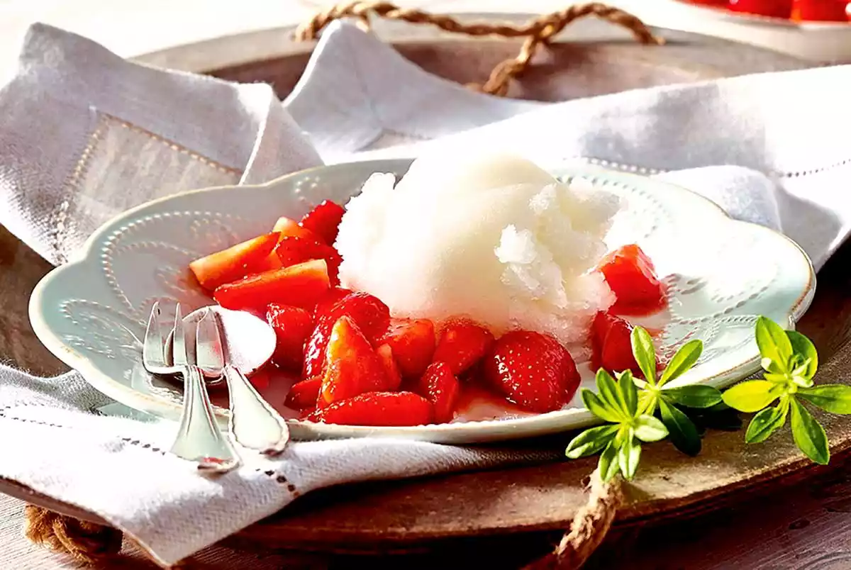 woodruff lemon sorbet